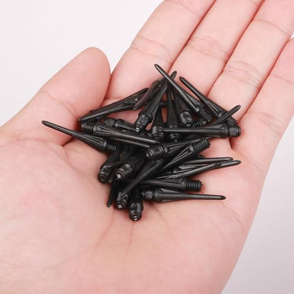 100 PCS Soft Dart Tips 2BA Thread Plastic Dart Points Replacement Accessories for Darts Dartboards