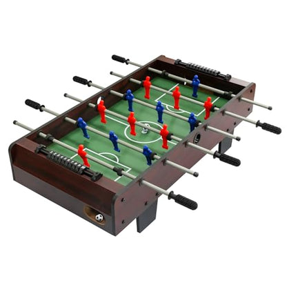 36 Inch Tabletop Foosball Game Set, Table Football, Tabletop Football Games, Durable Soccer Kit for Adults, Children, Families and Playrooms, Easy to Store