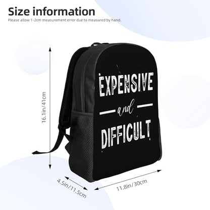 Expensive And Difficult Backpacks For Men Women Book Bag Travel Hiking Camping Work Lightweight - color: Ye26