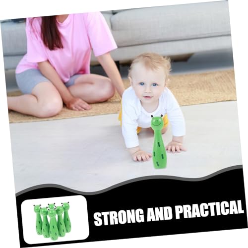 BESPORTBLE 1Set Bowling Set Interactive Frog Bowling Kit for Durable Bowling Balls for Desktop for Social Interaction and Coordination Skills
