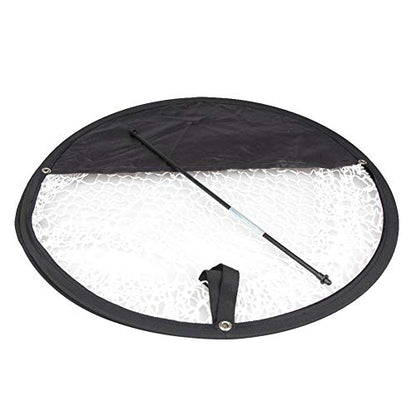 Portable Pitching Golf Target Chipping Hitting Net Basket Golf Practice Net Cage Tent Training Equipment for Indoor Outdoor Garden Grassland Black