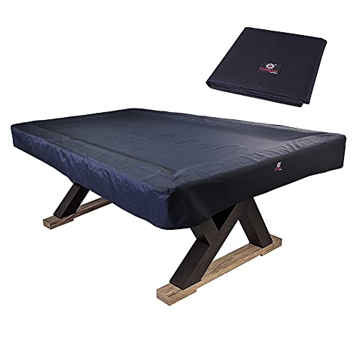 7/8/9FT Heavy Duty 600D Polyester Canvas Billiard Pool Table Cover(7 Colors Available) (Black, 8-Foot) - color: Black, size: 8-Foot