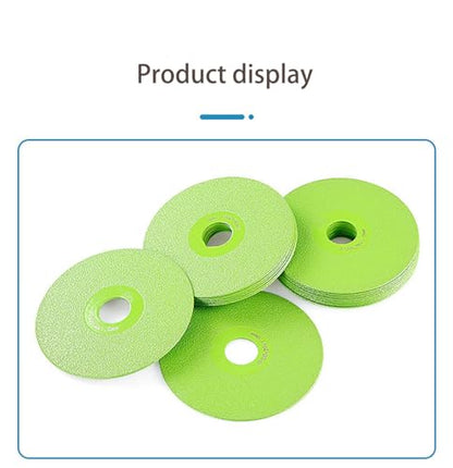 Indestructible disc 5.0 -Rock Plate Flat Grinding Blade, Ceramic Tile, Marble Edge Trimming, 45 Chamfer Grinding Cutting Blade, Ultra Wide fine Sand Sweeping Saw Blade (10)