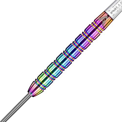 RED DRAGON Peter Wright Snakebite 1 Professional Darts Set - 85% Tungsten Darts with Flights & Shafts - Available in Soft Tip 16g Barrel/18g Full Weight and Steel Tip 22g - 24g - size: 24g