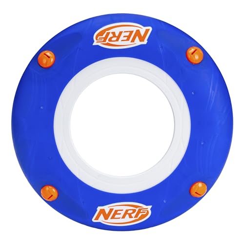 Nerf Kids Soft Flying Disc - Sonic Slinger Indoor + Outdoor Flying Disc Toy for Kids - 11" Inch - Super Lightweight Construction for Indoor + Outdoor Use - Howls When Thrown