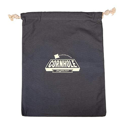 Play Platoon Cornhole Bag Holder - Tote Bag for Carrying Corn Hole Bean Bags - size: 8, Gray String