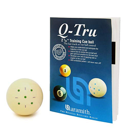 Aramith Q-Tru Training Cue Pool Billiard Ball