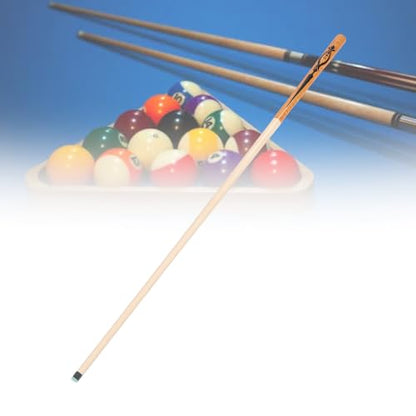 Short Pool Cue Stick 41.34in with 14mm Tip, 2 - Piece Maple Billiard Cue - High Hitting Accuracy, Compact Design for Tight Spaces, Ideal for Beginners & Pros