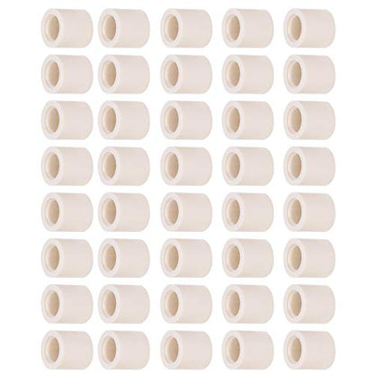 40Pcs Fiber Billiards Stick Pool Cue Ferrules Tubes Replacement Parts Repair Accessories Leisure Sports Game Room Cue Ferrule Pool Replacement Kit Stick Ferrules Kamui - size: 13MM 0.5 inch