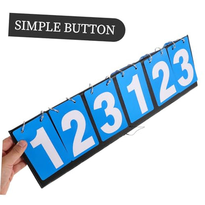 Table Tennis Score Counter Board Flipping Scorekeeper for Basketball Volleyball and Baseball Numbers Safe and Practical Design for Judges and Sports Events