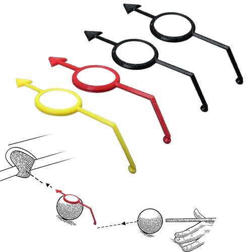 2Pack Billiards Aiming Trainer Billiards Accessories - color: black black Yellow red