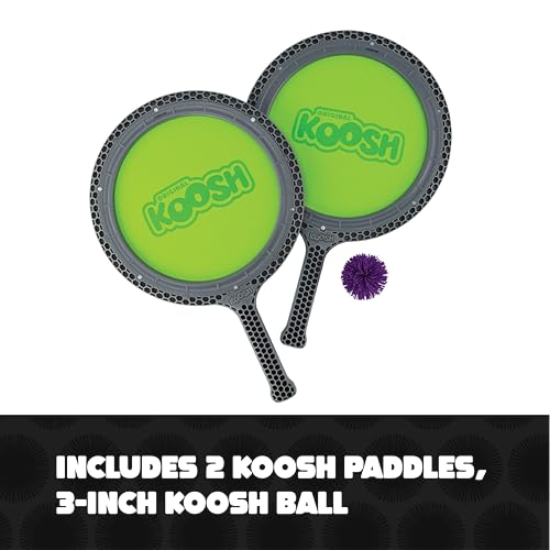 Koosh Double Paddle Playset -- Paddles and Ball for Added Koosh Fun! -- Fidget Toy -- For Ages 6+