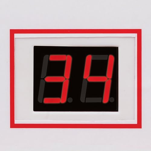 EastPoint Tabletop Movin Hoops Arcade Basketball Hoop - Black & Red, 2-Player - LED Scoreboard for Indoor Basketball Game - Spring-Loaded Launchers for Kids Toys - Durable Plastic Build for Boys Toys