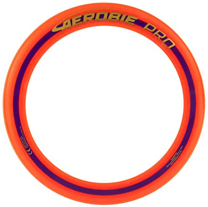 Aerobie Pro Ring Outdoor Flying Disc, 35.6cm, Orange - color: Pro Flying Ring Orange