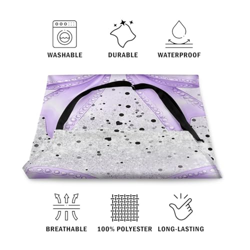 Manfei Blue Bowknot Kids Kitchen Apron - color: Black Purple