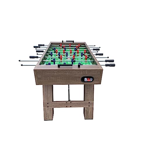 KICK Cavalier 55" Foosball Table – Professional Full-Size Indoor Game Table - color: Brown