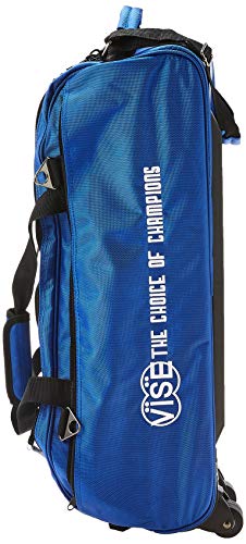 Vise Three Ball Tote Roller Bowling Bag - color: Blue