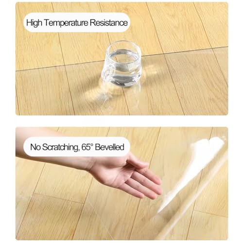 Highly Transparent Clear Mat for Hard Floor/Carpet 1.5mm/0.06'' Waterproof Table Mat Thick and Sturdy for Desk Chair on Office Heavy Duty Floor Protector for Gaming Kitchen Living Room(16x''32'') - size: 16x''32''
