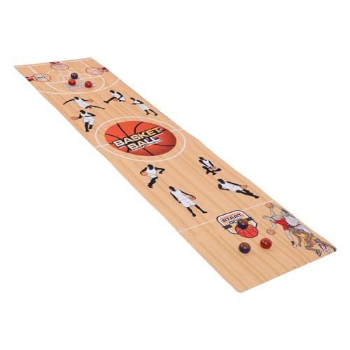 Table Curling Balls Game - Fun Indoor Basketball Version for Family Interaction & E Onal Play, Includes 6 Balls & Game Mat