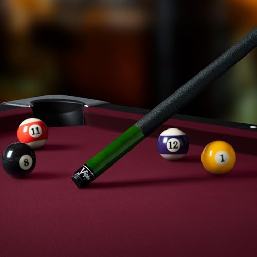 Viper Elite 58" 2-Piece Billiard/Pool Cue - color: Evergreen, size: 19-Ounce