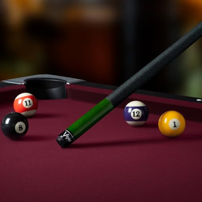 Viper Elite 58" 2-Piece Billiard/Pool Cue - color: Evergreen, size: 19-Ounce