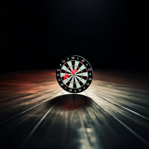 Miniature Magnetic Dartboard Sets (2 Pack): Includes 2 Boards & 4 Darts for Dollhouse Game Room, Bar Scene Decor, Adult Collector Fun