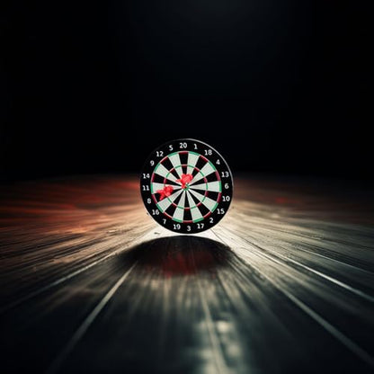 Miniature Magnetic Dartboard Sets (2 Pack): Includes 2 Boards & 4 Darts for Dollhouse Game Room, Bar Scene Decor, Adult Collector Fun