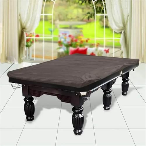 Dust Proof Billiard Protective Cover Table Cloth for 9 Foot Pool(Red) - color: Red