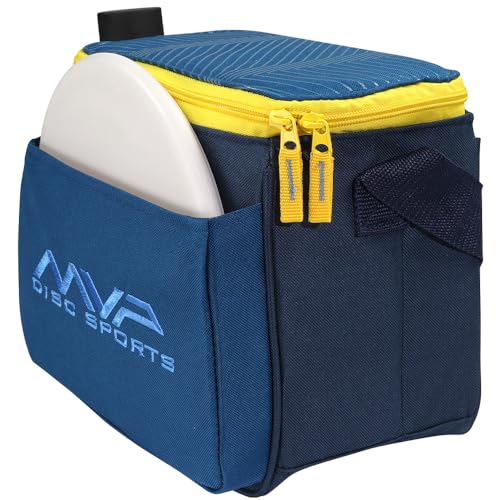 MVP Disc Sports Cell Disc Golf Starter Bag (Choose Your Favorite Color) - color: Light Cobalt/Midnight Blue