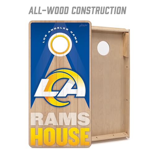 YouTheFan NFL 2' x 4' Slogan Series Professional Wood Cornhole Game - color: Los Angeles Rams