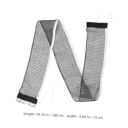 BESPORTBLE Net for Table Tennis Replacement Lightweight Polyester-Cotton Folding Mesh Net for Indoor and Outdoor Use Easy Setup Portable and Durable for Training and Leisure