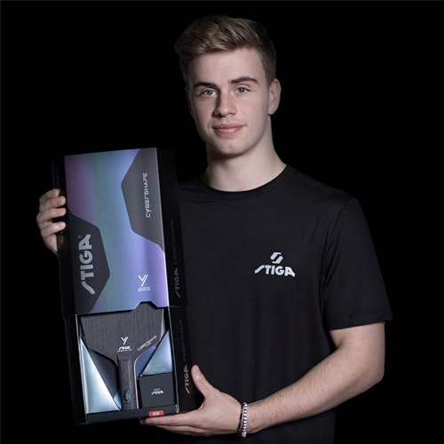 STIGA Cybershape Carbon CWT Table Tennis Blade with Custom Weight Technology I Superior Control, Enhanced Grip for Offensive Play - style: Cybershape Carbon CWT - Master