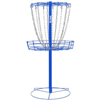 Remix Practice Basket for Disc Golf - Choose Your Color and Style - style: Single Chain - Royal Blue