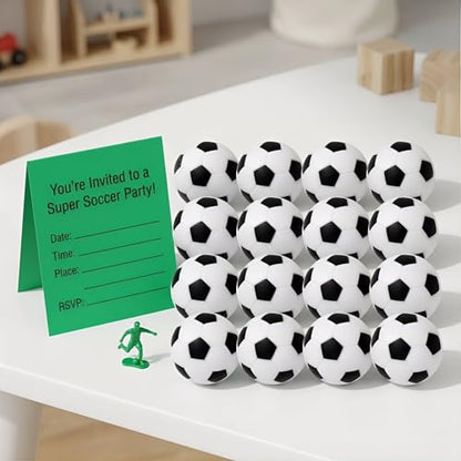 PRETYZOOM 14pcs Foosball Table Balls, 23mm/0.9inch Plastic Foosball Balls, Mini Soccer Tabletop Football Game Accessory Replacement Part