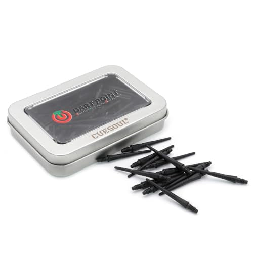 CUESOUL OTO Small Thread Soft Tip Dart Point Pack - color: Black