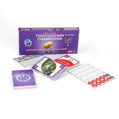 Touchdown Champions Football Card Game - Sports Strategy Card Game - Family Game Night Card Games for 2-4 Players - Perfect for Gifts Super Bowl Parties 14