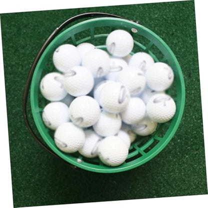 Kisangel Golf Container Handle Golfs Basket for Outdoor Practice Lightweight Design for Driving Ranges and