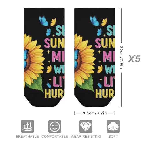 5 Pairs Women’s Low Cut Ankle Socks, Soft Athletic No Show for Running Yoga Daily Wear - color: Picture (3)