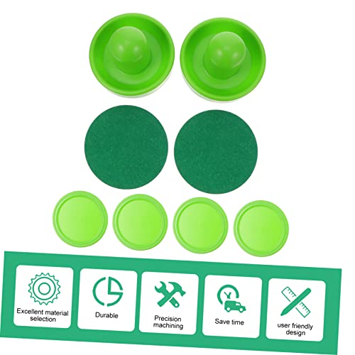 HEMOTON Tabletop Air Hockey Set Soft Hockey Pucks Paddle Replacement Kit for Boys and Girls