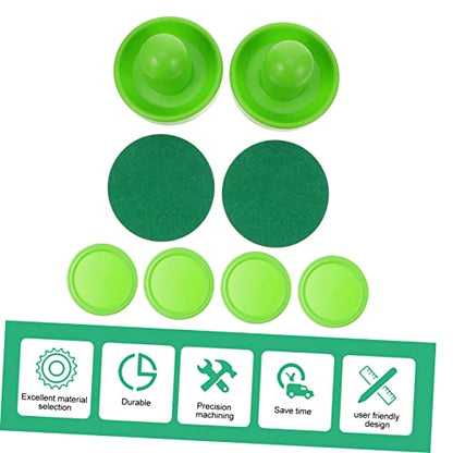 HEMOTON Tabletop Air Hockey Set Soft Hockey Pucks Paddle Replacement Kit for Boys and Girls