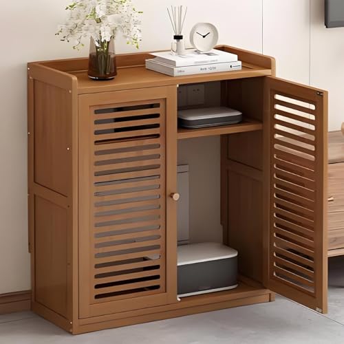 Audio Video Media Stand Cabine,Media Storage Cabinet,Modern AV Cabinet,AV Rack Gaming Cabinet,AV Stereo Cabinet,Wood Stereo Cabinet,Stereo Cabinet Media Stand,Audio Video Media Stand(Brown,59x25x97cm/ - color: Brown, size: 59x25x97cm