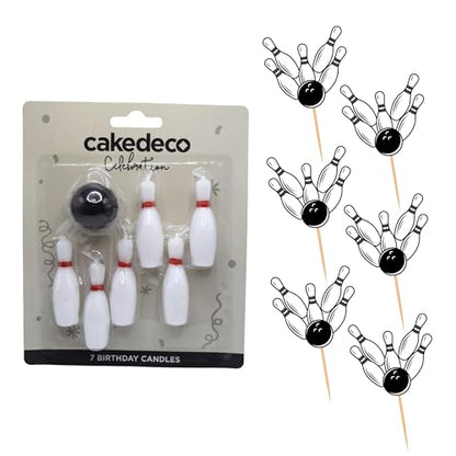 Oasis Supply 7pc Bowling Pins and Ball Candle Set