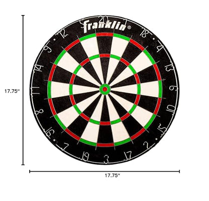 Franklin Sports Professional Dartboard - 18" Regulation Size - style: Pro Bristle Blade Dartboard