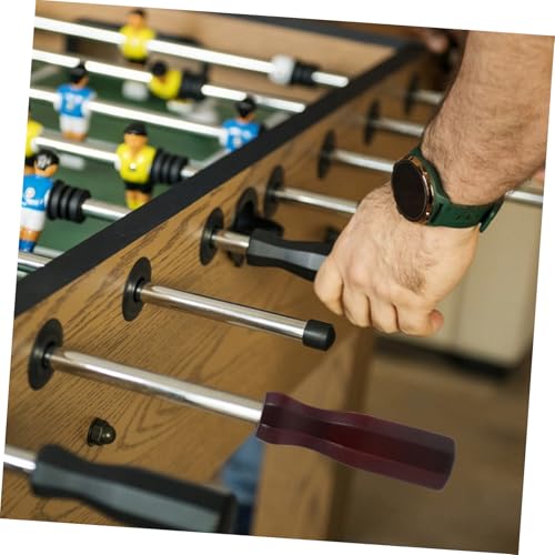 Sturdy Foosball Handle Grip Ergonomic Nonslip Replacement Part for Easy Installation and Enhanced - color: Brown