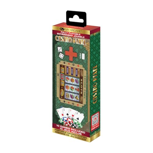 My Arcade Casino Pixel: Casino Video Game, Casino Games, Portable Keychain Arcade, Poker, Slot Machine
