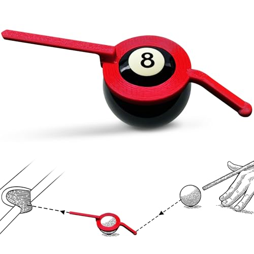 Pool Billiards Training Aid, Ball Position Marker with Adjustable Sight Guide, Practice Aiming Guide