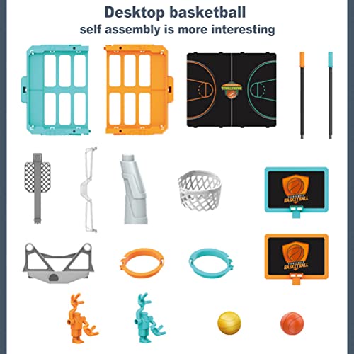 Kids Gaming Game Children Basketball Game Parent Child Interactive Game Double Fingertip Table Top Games for Kids (color1)