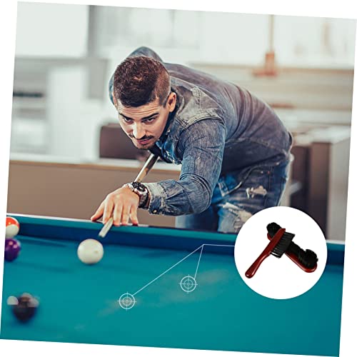 BESPORTBLE Ergonomic Billiard Brush Set Pool Table and Rail Brush Pool Billiards Accessories Kit