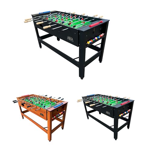 KICK Twain 48" 2-in-1 Multi-Game Table – Foosball & Billiards/Pool Table - color: Black
