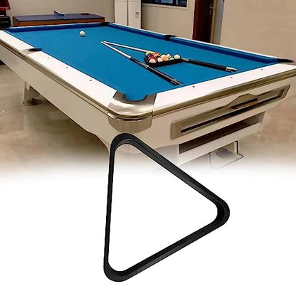 Billiard Triangle Ball Rack, Wooden Pool Ball Rack for 2 Inch Pool Balls, Pool Table Triangle Rack Positioning Frame, Billiard Table Accessories for Home Game Room and Beginners